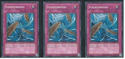 YU GI OH 3x STAUBTORNADO  RP02-DE005  COMMON