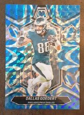DALLAS GOEDERT 2024 Panini Mosaic #180 Reactive Blue Prizm Eagles 