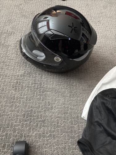 Hawk SF-5200B Full Face Clear Visor Helmet With Gloves, Mask, And Helmet Bag XL - Picture 4 of 6