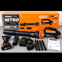WORX NITRO LeafJet 20V Cordless Handheld Blower Brushless Turbo WG543E.1
