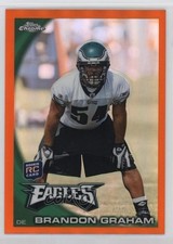 2010 Topps Chrome Rack Pack Orange Refractor Brandon Graham #C56 1f6j