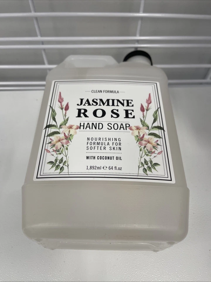Jasmine Rose Nourishing Hand Soap Refill with Coconut Oil 64floz for Softer Skin - Image 4 of 4
