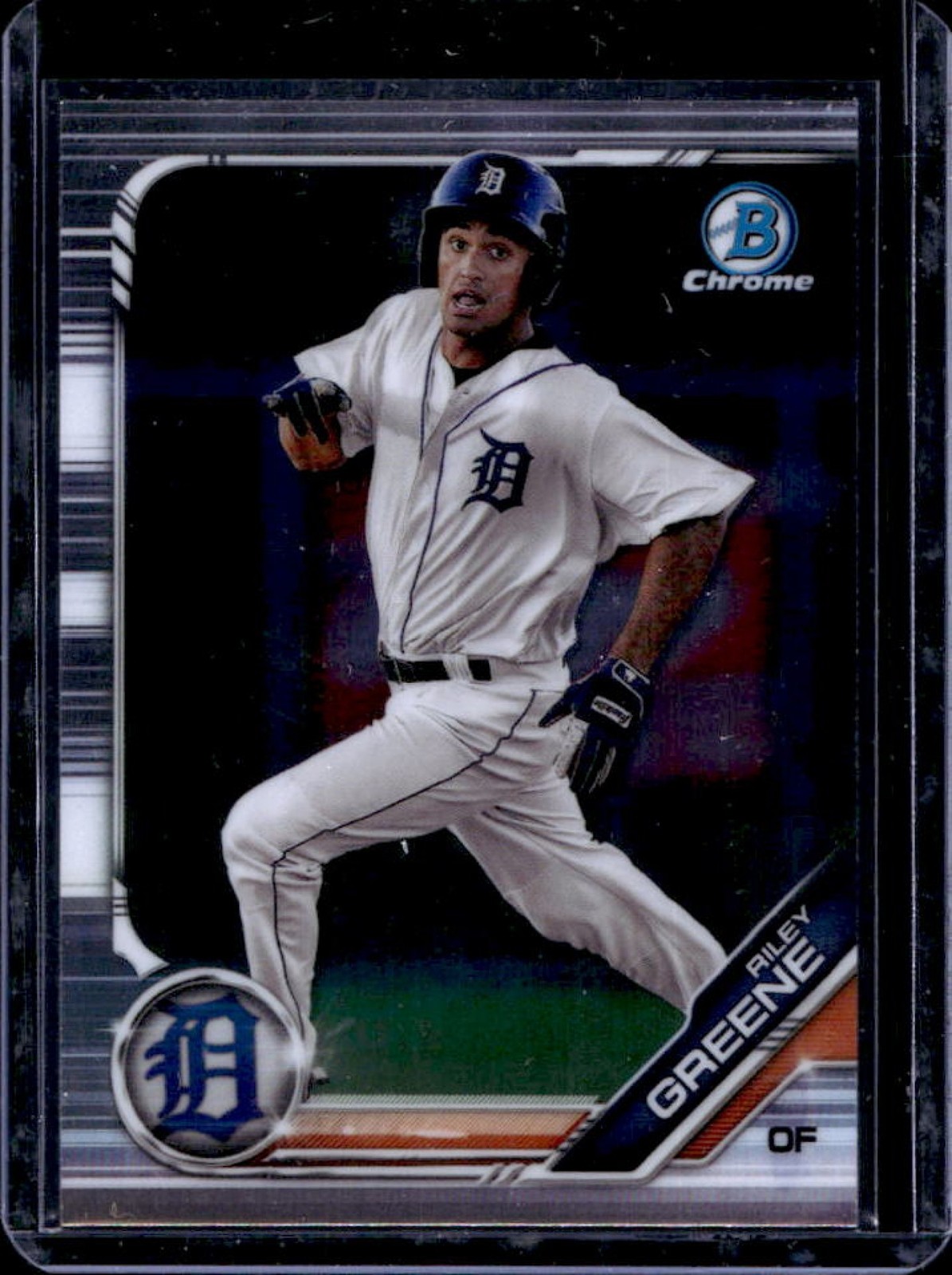 2019 Bowman Draft Riley Greene Chrome #BDC-50b Tigers