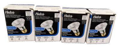 HALCO 70343 39W 120V Par20 - HP20NFL39/HX - Halogen Narrow Flood 530 Lumen. 4 EA
