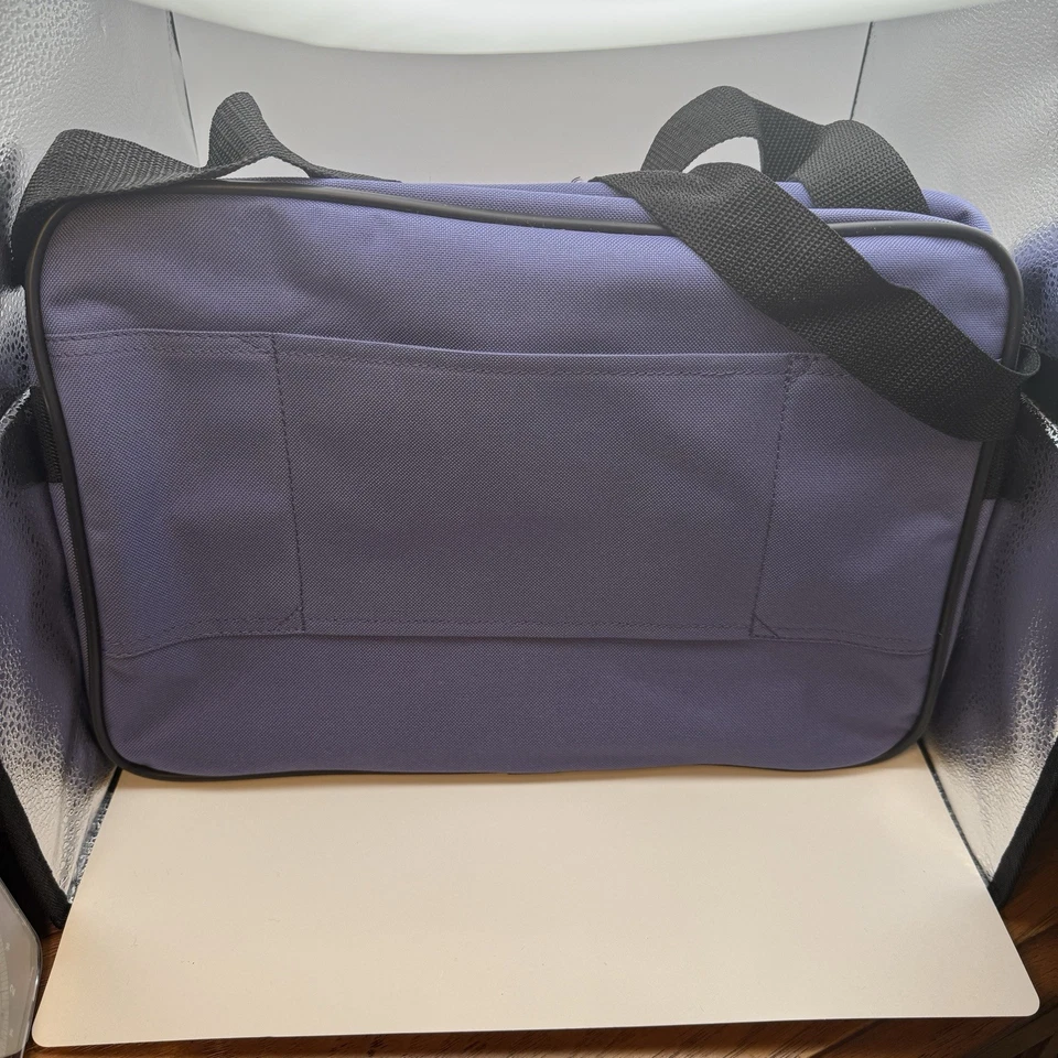American Tourister Purple Travel Shoulder Bag Carry On Tote Flight Holiday Trip - Image 3 of 4