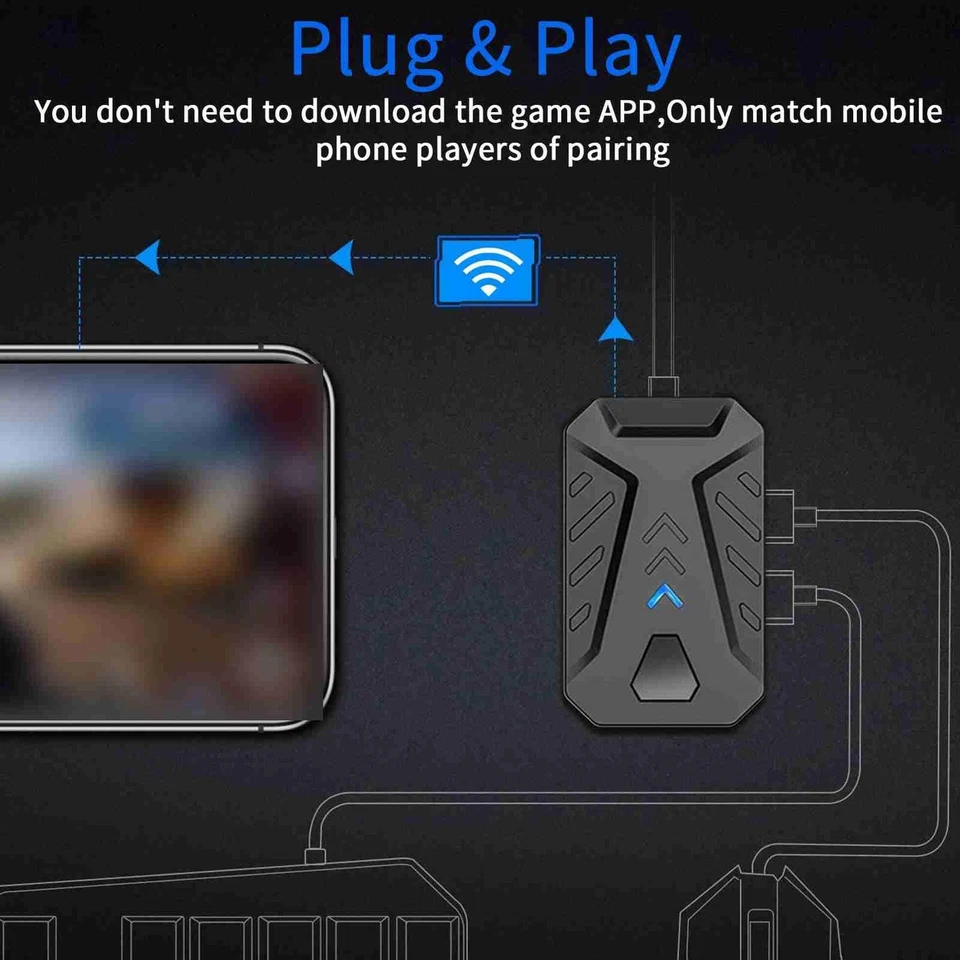Gaming Keyboard Converter, Bluetooth Keyboard Converter MultiAngle Adjustable... - Image 2 of 4
