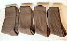 Brown Cushioned Crew Socks - 4 Pair - by Dickies - Men's Sizing Unisex - NWOT 