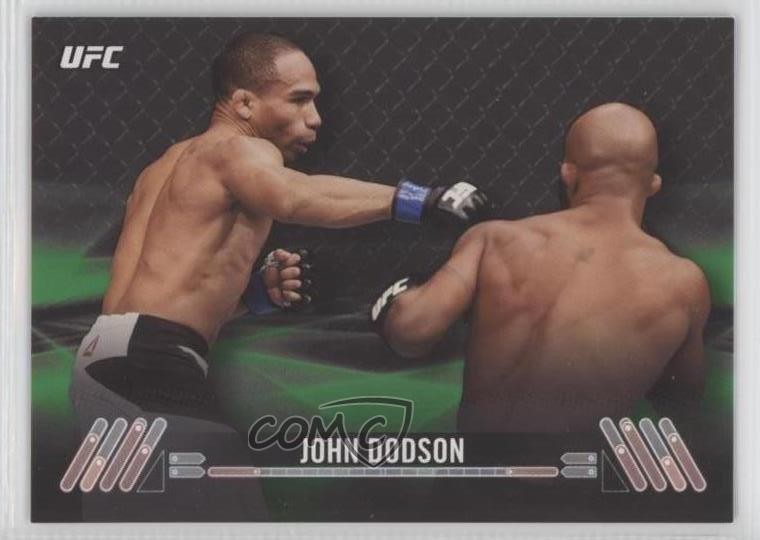 2017 Topps UFC Knockout Green 116/215 John Dodson #59 n1u