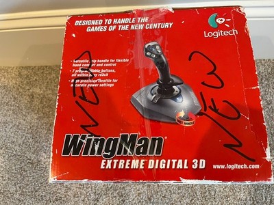 Wingman Extreme 3D Game Joystick Logitech W/ Twist Handle New Open 