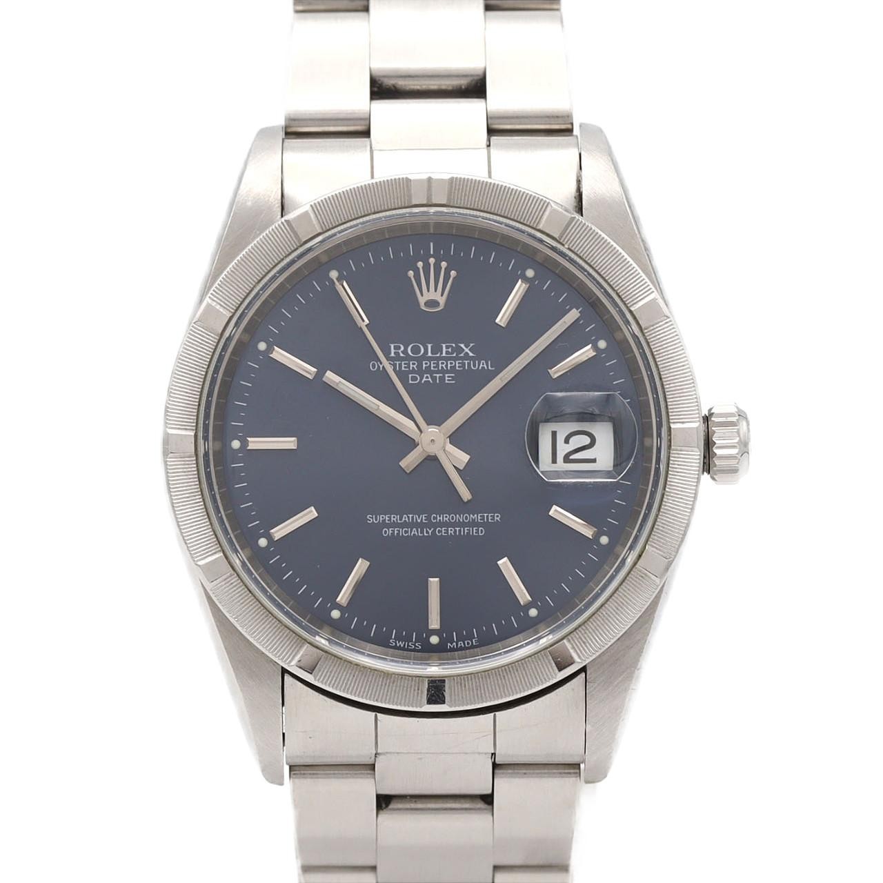 Authentic [Unserviced - Value Price] Rolex Oyster Perpetual Date 15210 Stain...
