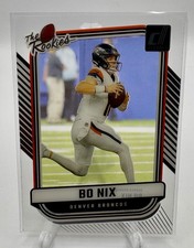 2024 Panini Clearly Donruss Bo Nix Rookie Insert #4 Denver Broncos Football