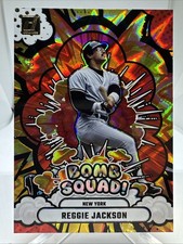 Reggie Jackson 2025 Panini Donruss Bomb Squad Red Explosion #7 Yankees 32/99