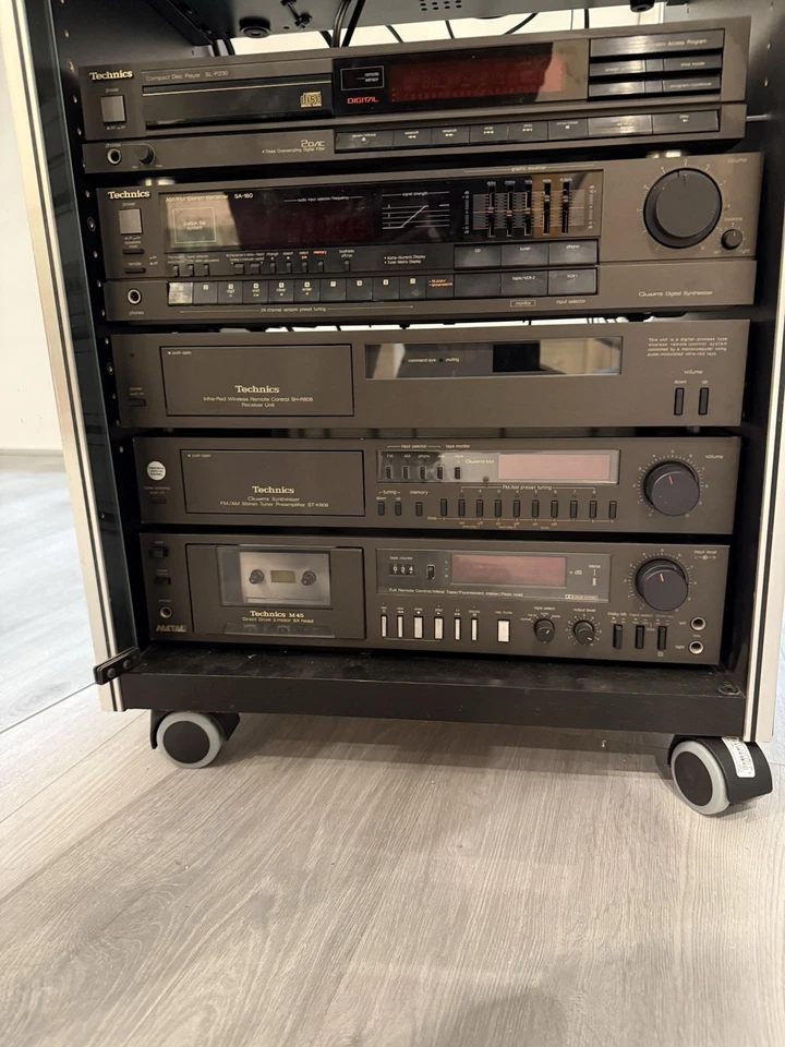 Stereoanlage Technics ST-K808 Stereoanlage Plattenspieler Kassettenspieler 80er - Bild 3 von 4