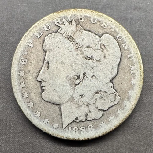 1888-S MORGAN SILVER DOLLAR - Semi Key Date Coin