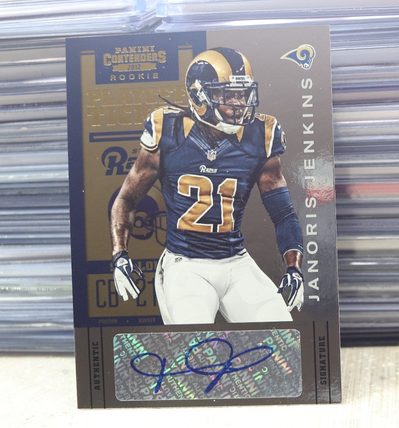 Janoris Jenkins Panini Contenders #144 Playoff Ticket-Autograph