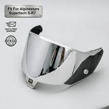 Silver S-R7 Helmet Visor Fits For Alpinestars...