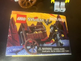Lego 6028 Treasure Guard Cart Complete Set Instructions Castle Fright Knight Bat