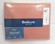 Bedsure Extra Soft 3-piece Duvet Cover Set Full/Queen Size Pink Clay 90x90 NWT