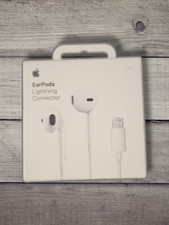 Official Apple EarPods with Lightning Connector In Ear Headset - White Brand New