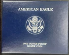 2010-W Proof $1 American Silver Eagle Box, OGP & COA