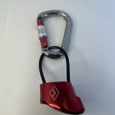 Black Diamond ATC-XP Red Belay Device W/ Cypher Carabiner Twist Lock