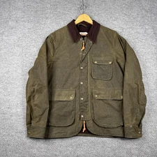Taylor Stitch The Rover Jacket Mens 42 Large L Green Waxed Canvas Huckberry