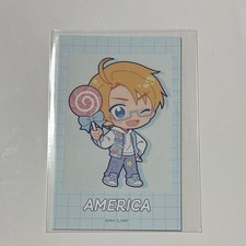 Hetalia Mixed Garden Cafe America Single Trading Card Used Japan