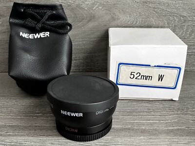 Neewer Digital High Definition 0.45X Wide Angle Macro Lens Japan Optics w/ Bag
