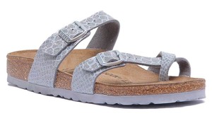 Birkenstock Mayari Women Synthetic Narrow Sandals In Silver Size UK 3 - 8 | eBay