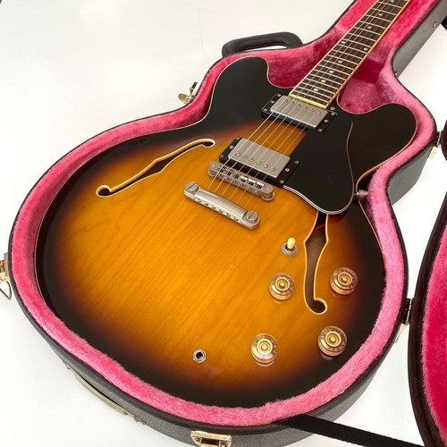 Burny RSA 55 ESS 335 Type Hard Case Included Fernandes Electric Guitar ...
