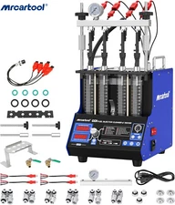 GDI Fuel Injector Cleaner Tester 110V Ultrasonic Cleaning Machine 4-Cylinders