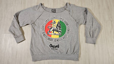 Coo Yah Vintage Lion of Judah Women Sweatshirt XL Cotton Made in USA Gray