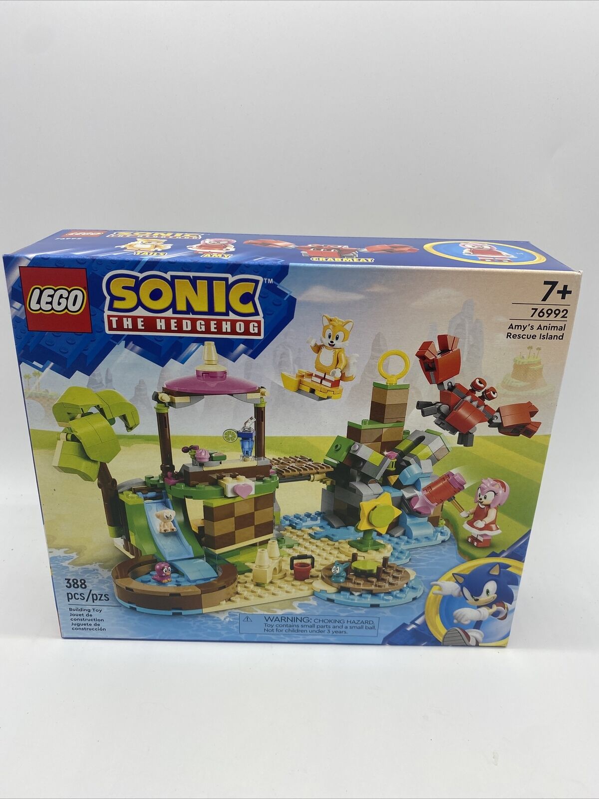 LEGO Sonic The Hedgehog Amy's Animal Rescue Island 76992 Building Toy Set,  Sonic Adventure Toy with 6 Characters and Accessories for Creative Role