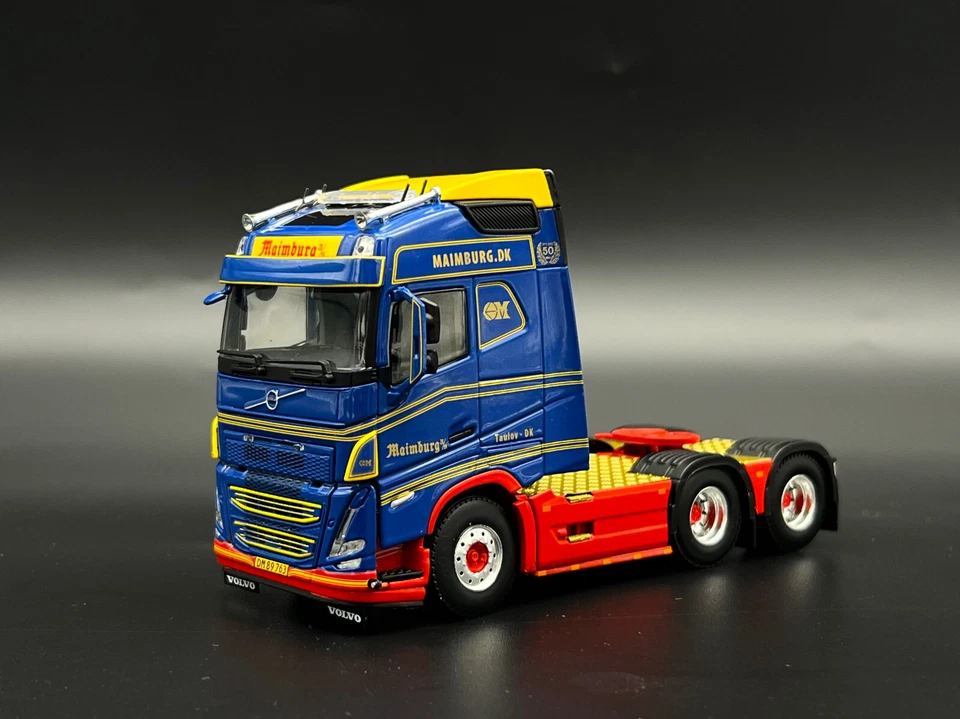 Volvo FH5 Globetrotter 6x2 etiqueta eje "Olav Maimburg" WSI camiones modelos escala 1:50 Foto 2 de 4