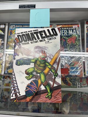 DONATELLO: TEENAGE MUTANT NINJA TURTLE #1 ~ TMNT ~ White Pages