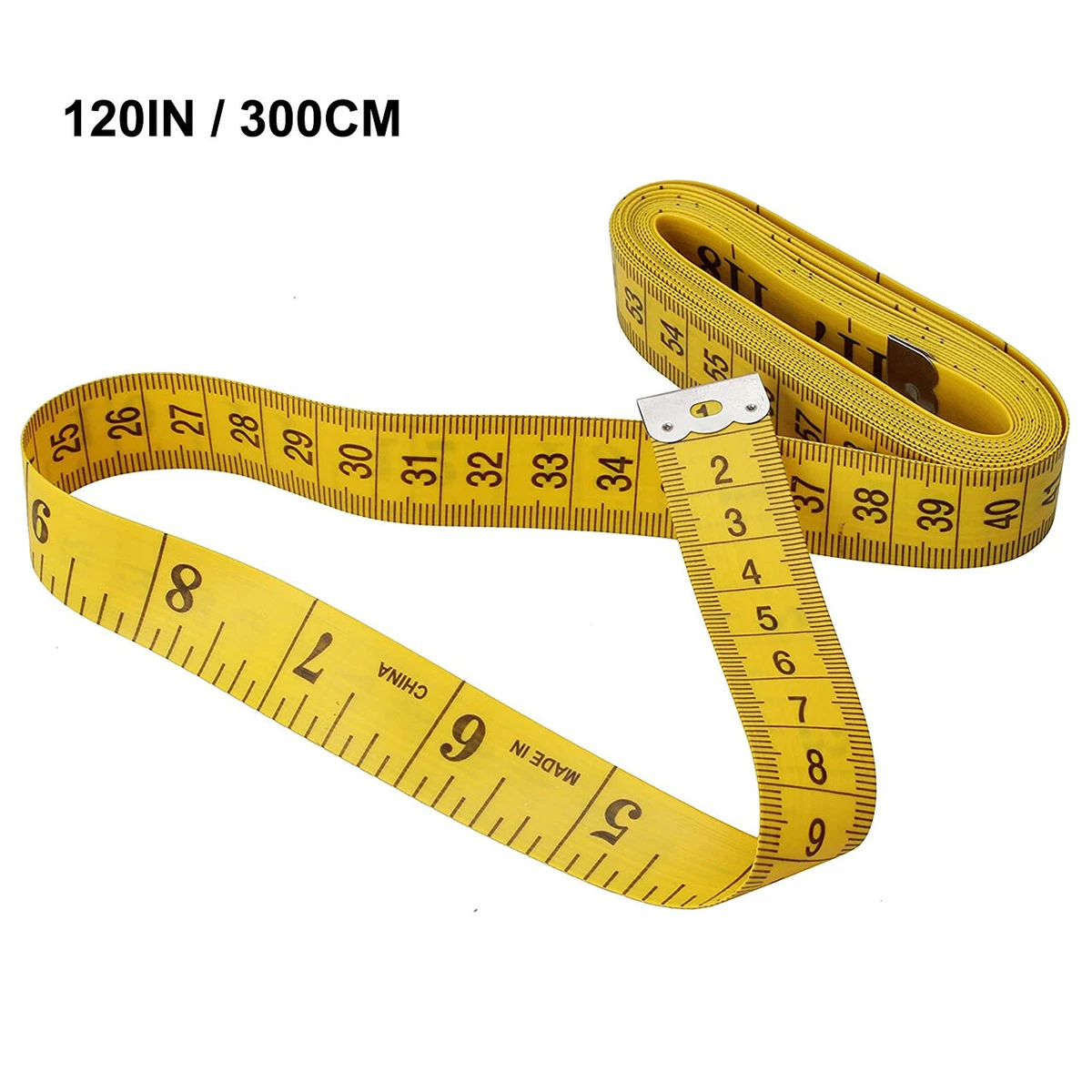 2 PCS Soft Tape Measure, 120-Inch/300cm Measuring Tape for Sewing Tailor  Cloth Furniture Body Measurement, Double Scale Ruler 