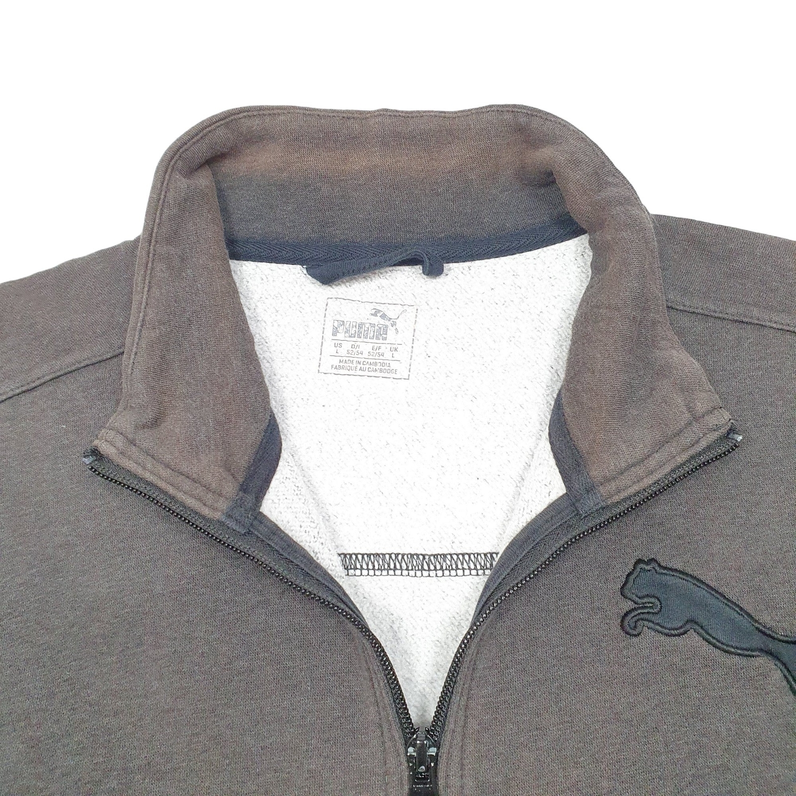 PUMA Full Zip Sweatshirt Jumper Sweatshirt Mens L image 2