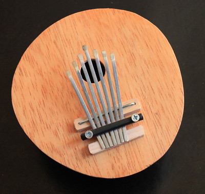 PAINTED COCONUT THUMB PIANO CALIMBA KALIMBA