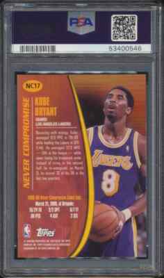 その他 PSA 10 - Kobe Bryant - 1999 Stadium Club 1999 Stadium Club Never Compromise Kobe Bryant NC17 HOF Lakers PSA