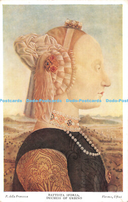 R549504 Florenz Uffizien Battista Sforza Herzogin von Urbino P Della Francesca Die