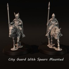 LOTR - City Guard With Spears Mounted - Gondor