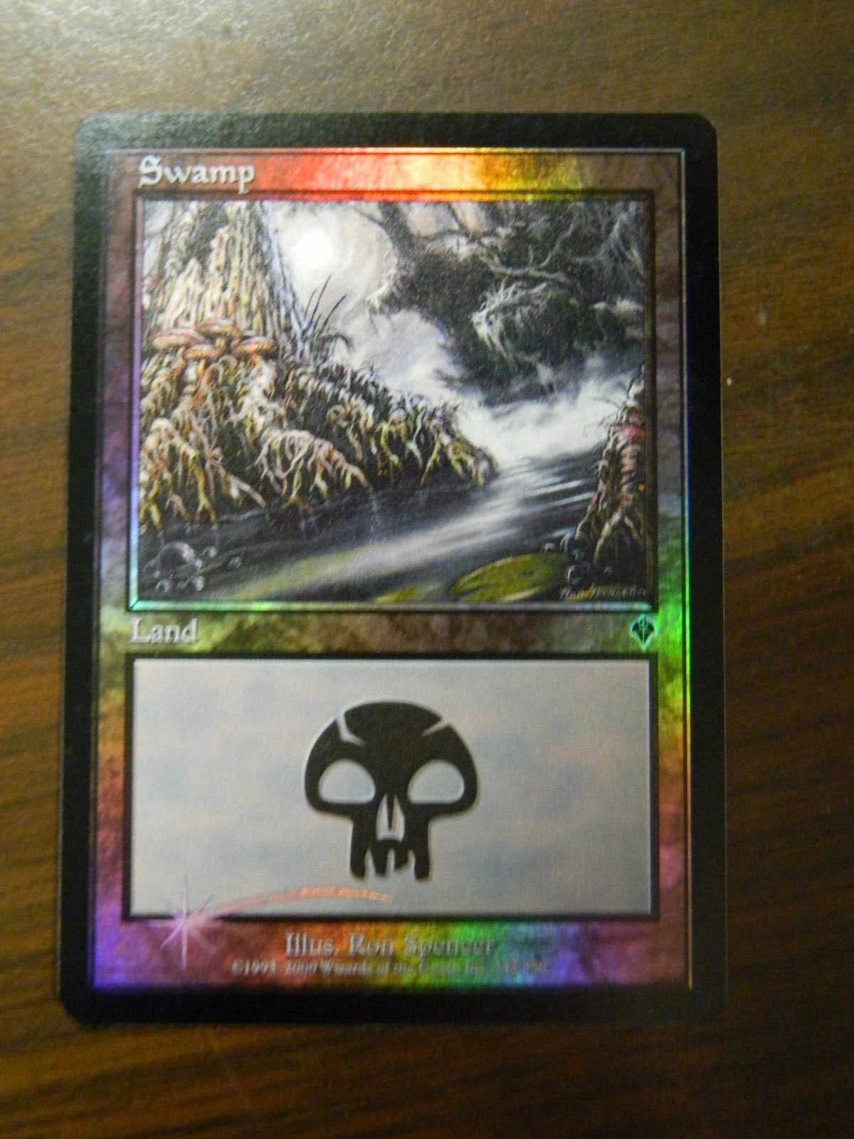 MTG Invasion FOIL Swamp (#342) Excellent - NM