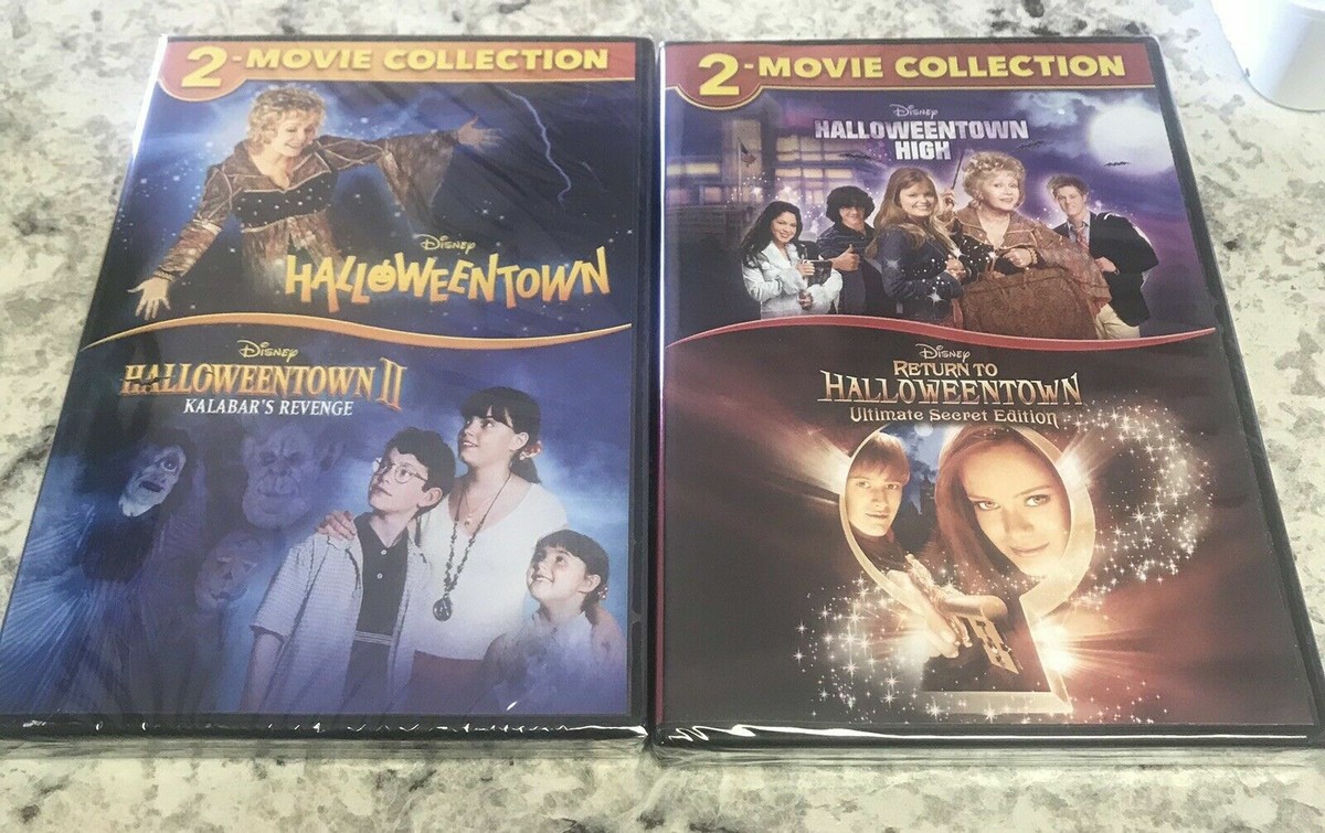 HALLOWEENTOWN 1,2,3,4 DVD COMPLETE COLLECTION SET NEW! II