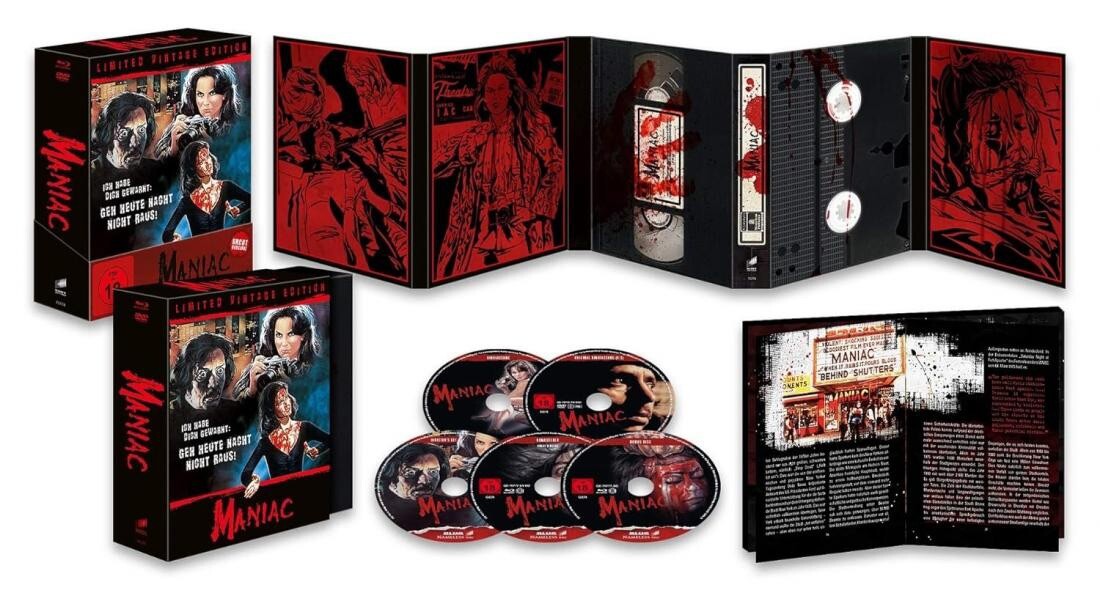 ●THE MANIACS MANIAC - Blu-Ray - 5-Disc Limited Vintage Edition - NEU