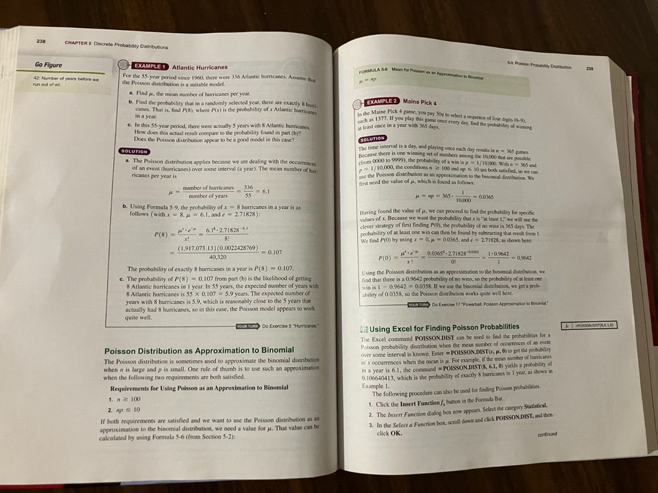 Elementary statistics using excel hardcover mario triola good ebay