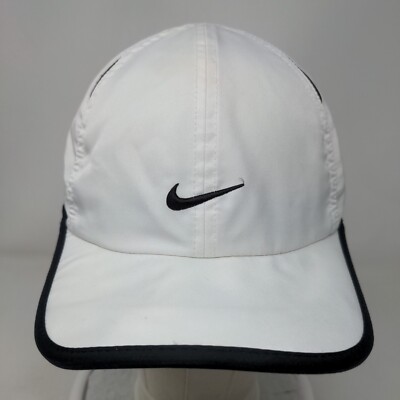 Nike Swoosh Strapback Hat White OSFM Adjustable Embroidered  display picture 1
