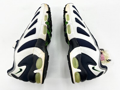 激レア！NIKE AIR MAX 96 XX OBSIDIAN-SCREAM 1996 Vintage Nike Air Max White Obsidian Scream Green Sz 9.5 Men