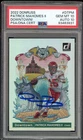 2022 Donruss Downtown #DTPM Patrick Mahomes On Card PSA 10/10 Auto GEM MINT