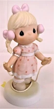 Precious Moments Figurine “Jumping For Joy” PM991 -1999 LE Members Only  MIB