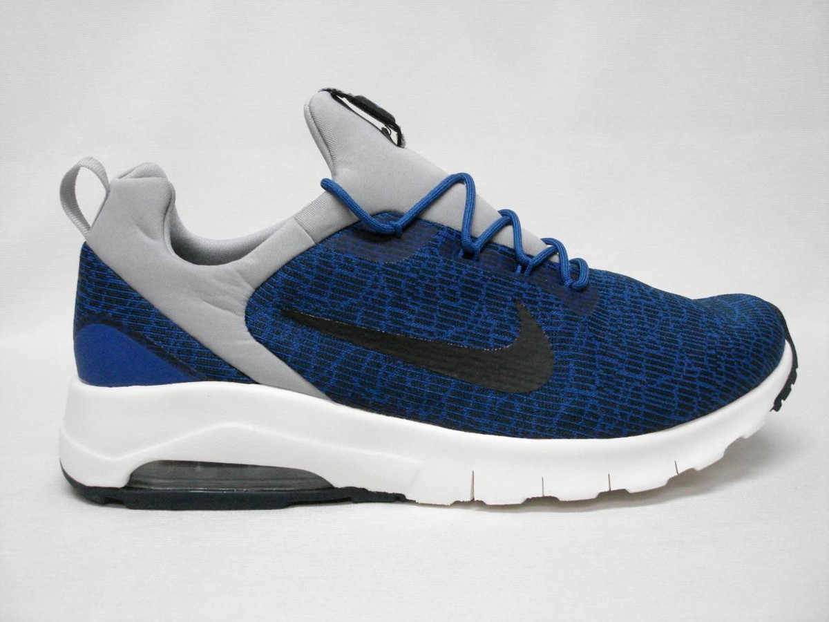 NIB NIKE AIR MAX MOTION RACER MEN'S SHOE'S 10 BLUE/BLACK~AWESOME LOOKING  SHOES